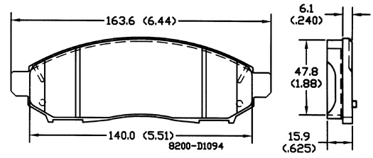 D1094-8200 Nissan Pathfinder,Xterra
